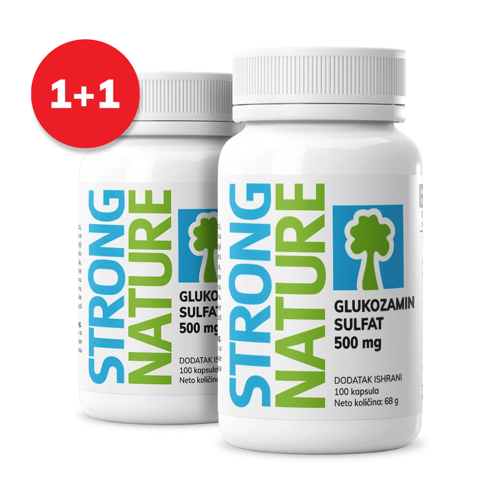 Strong Nature® <br />Glukozamin sulfat megapack, Paket 1+1 gratis