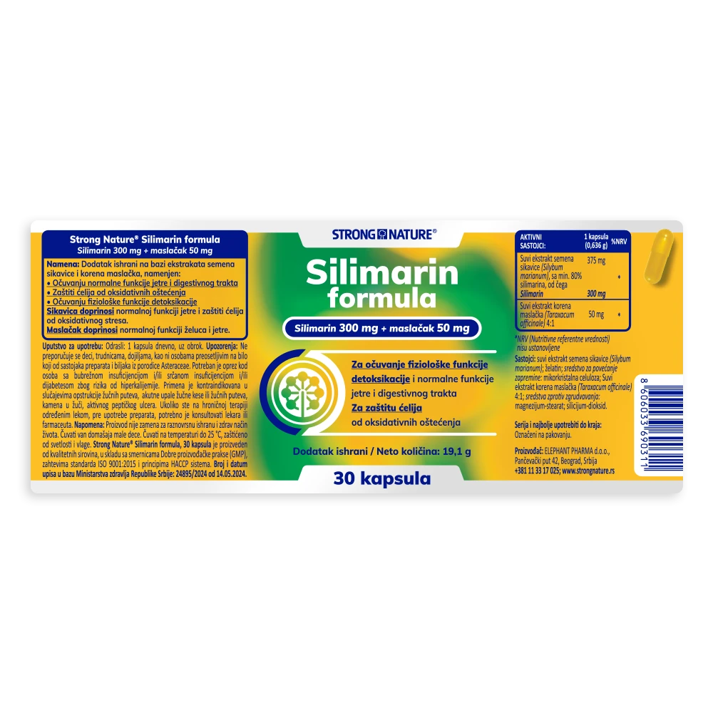 Strong Nature® <br />Paket Silimarin formula