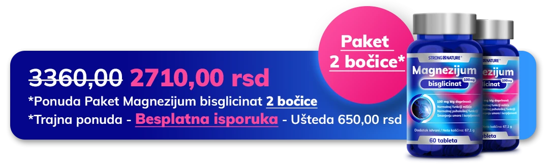 Magnezijum bisglicinat paket ponuda